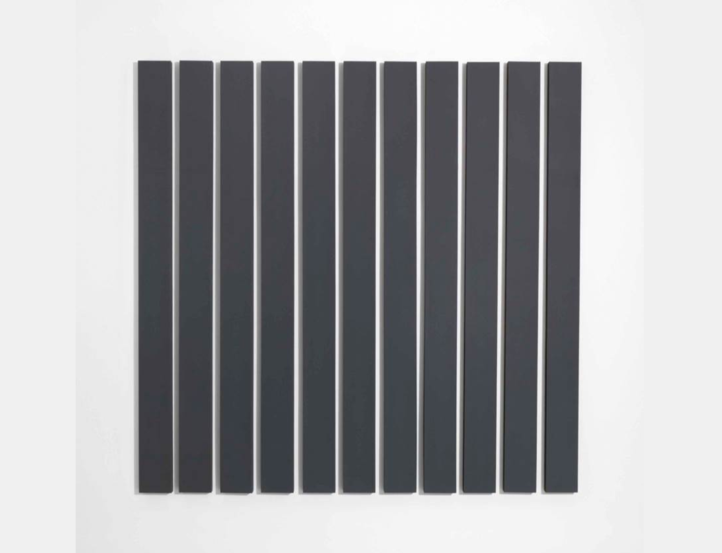 Alan Charlton - 11 Vertical Parts, 1984-1996