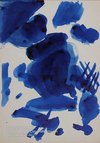 August Clüsserath - Ohne Titel, 1963 dat.