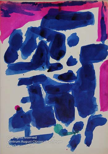 August Clüsserath - Ohne Titel, 1963 dat.