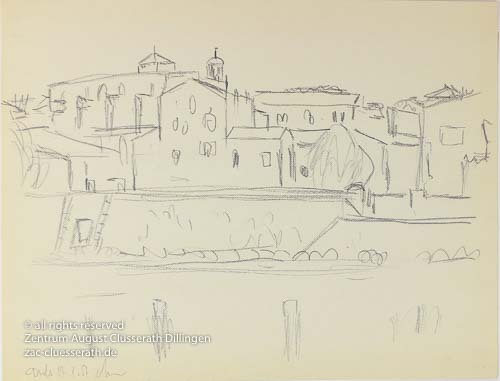 August Clüsserath - Arles, 1957