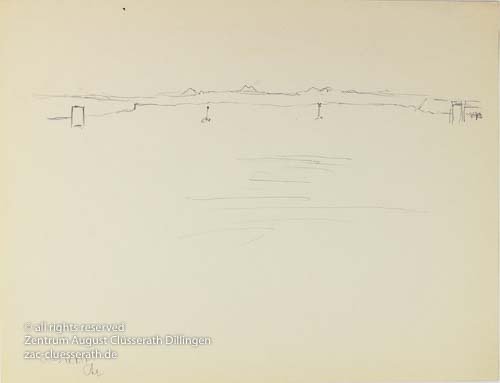 August Clüsserath - Arles, 1957