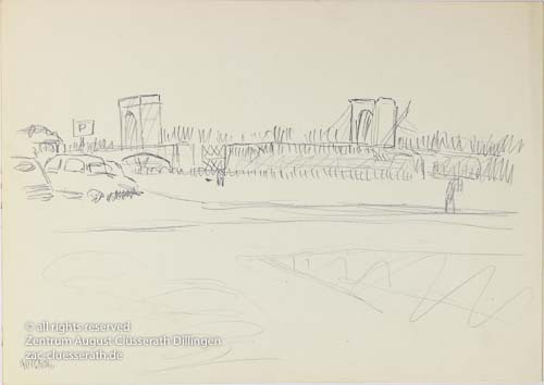 August Clüsserath - Avignon, 1957 dat.