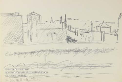 August Clüsserath - Avignon, 1957