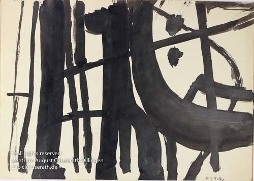 August Clüsserath - Ohne Titel, 1958