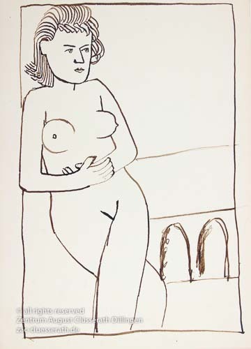 August Clüsserath - Ohne Titel, 1951 dat.