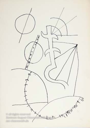 August Clüsserath - Ohne Titel, 1955