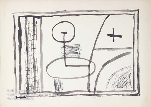 August Clüsserath - Ohne Titel, 1955