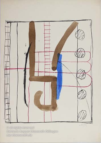 August Clüsserath - Ohne Titel, 1955
