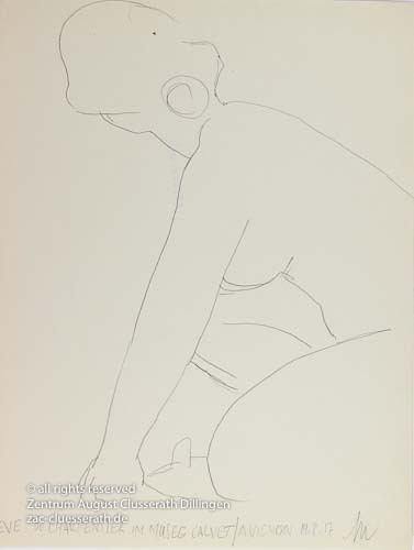 August Clüsserath - Eve de Charpentier, 1957