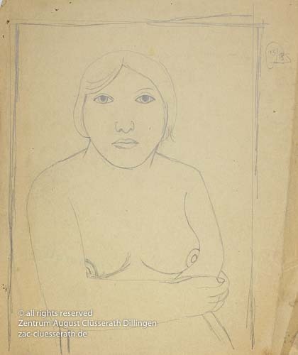 August Clüsserath - Ohne Titel, 1931 dat.
