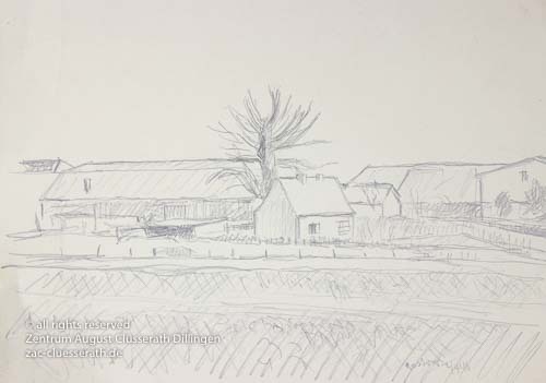 August Clüsserath - Ohne Titel, 1941 dat.