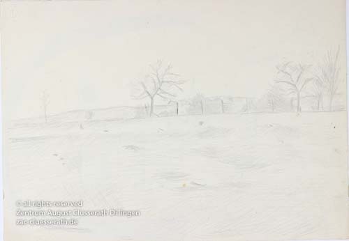 August Clüsserath - Ohne Titel, 1949 dat.