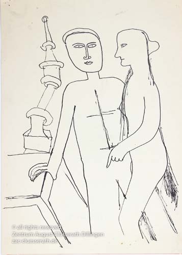 August Clüsserath - Ohne Titel, 1952 dat.