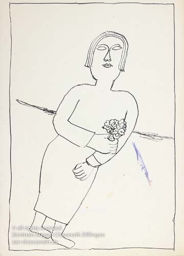 August Clüsserath - Ohne Titel, 1952 dat.