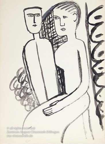 August Clüsserath - Ohne Titel, 1955