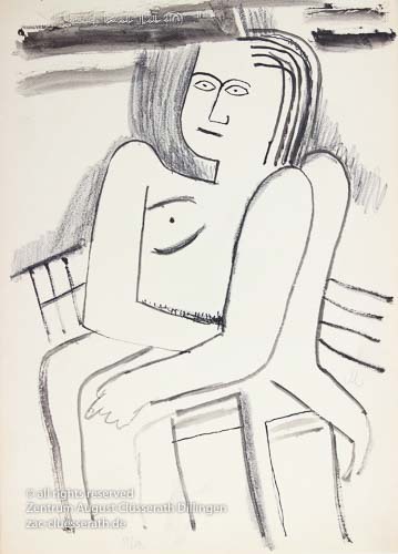 August Clüsserath - Ohne Titel, 1955