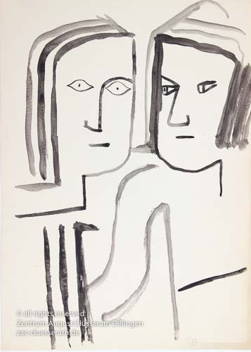 August Clüsserath - Ohne Titel, 1955