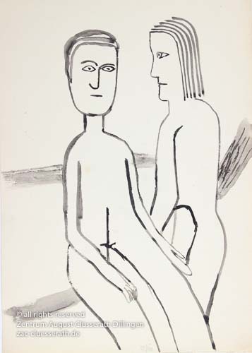 August Clüsserath - Ohne Titel, 1955