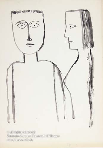 August Clüsserath - Ohne Titel, 1955