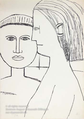 August Clüsserath - Ohne Titel, 1955