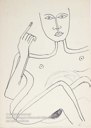 August Clüsserath - Ohne Titel, 1955