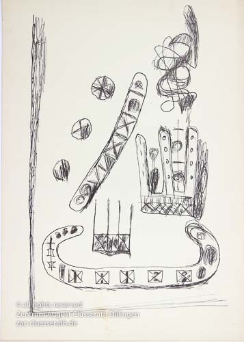 August Clüsserath - Ohne Titel, 1955