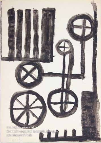 August Clüsserath - Ohne Titel, 1955