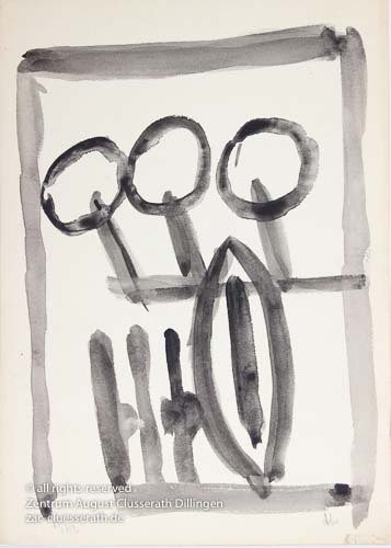 August Clüsserath - Ohne Titel, 1955