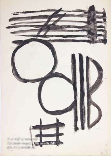 August Clüsserath - Ohne Titel, 1955
