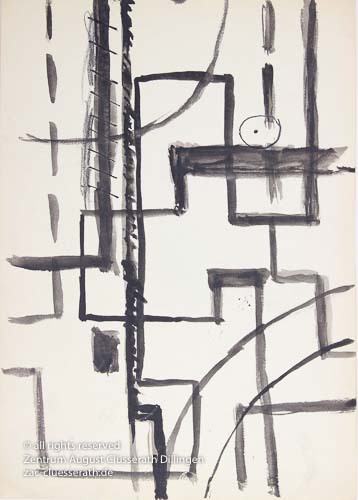 August Clüsserath - Ohne Titel, 1955