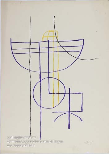 August Clüsserath - Ohne Titel, 1955