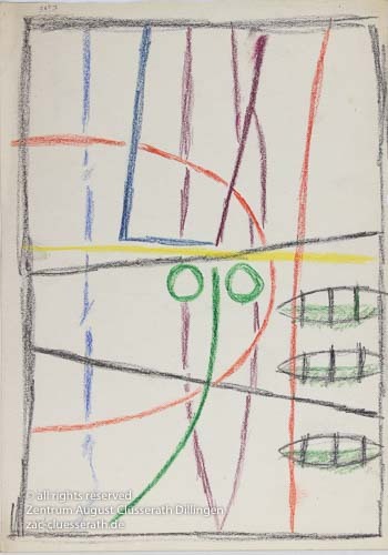 August Clüsserath - Ohne Titel, 1955