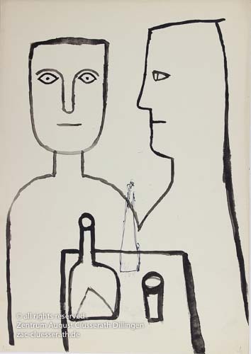 August Clüsserath - Ohne Titel, 1956