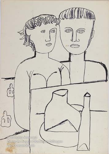 August Clüsserath - Ohne Titel, 1956