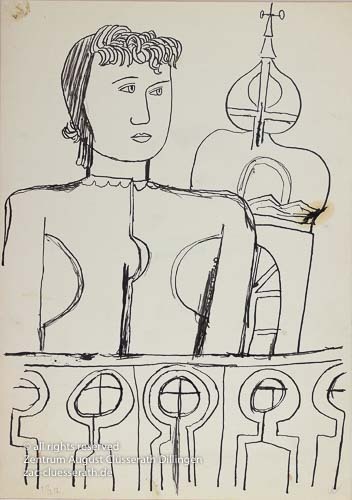 August Clüsserath - Ohne Titel, 1956