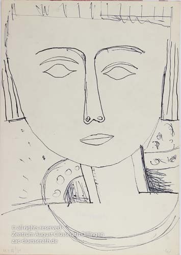 August Clüsserath - Ohne Titel, 1956