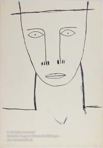 August Clüsserath - Ohne Titel, 1956
