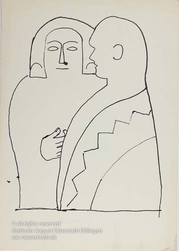 August Clüsserath - Ohne Titel, 1956