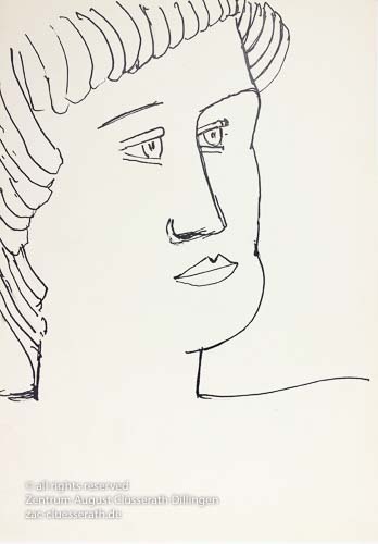 August Clüsserath - Ohne Titel, 1956