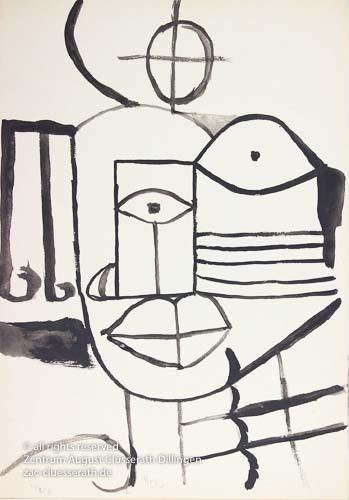 August Clüsserath - Ohne Titel, 1956