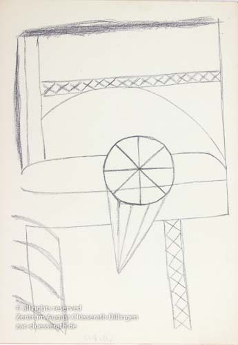 August Clüsserath - Ohne Titel, 1956