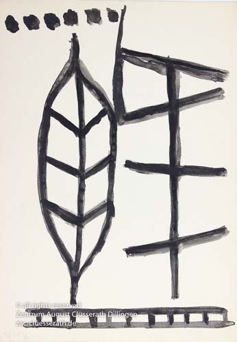 August Clüsserath - Ohne Titel, 1956