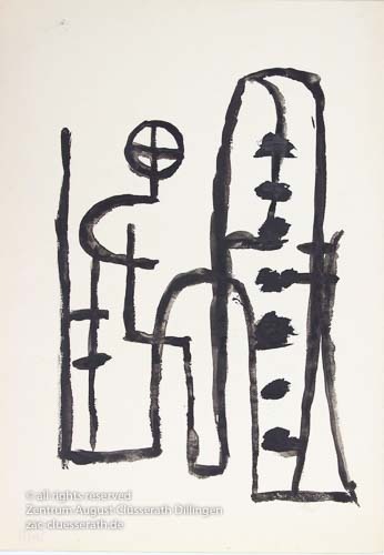 August Clüsserath - Ohne Titel, 1955