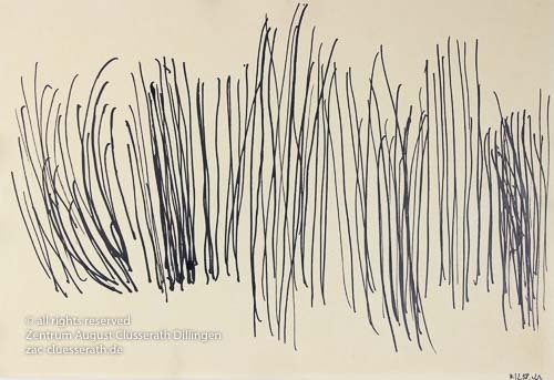 August Clüsserath - Ohne Titel, 1958