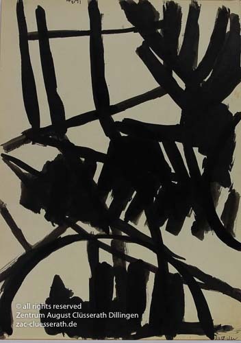 August Clüsserath - Ohne Titel, 1958