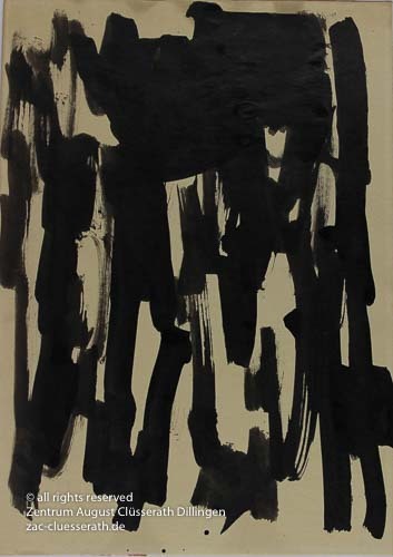 August Clüsserath - Ohne Titel, 1958 dat.