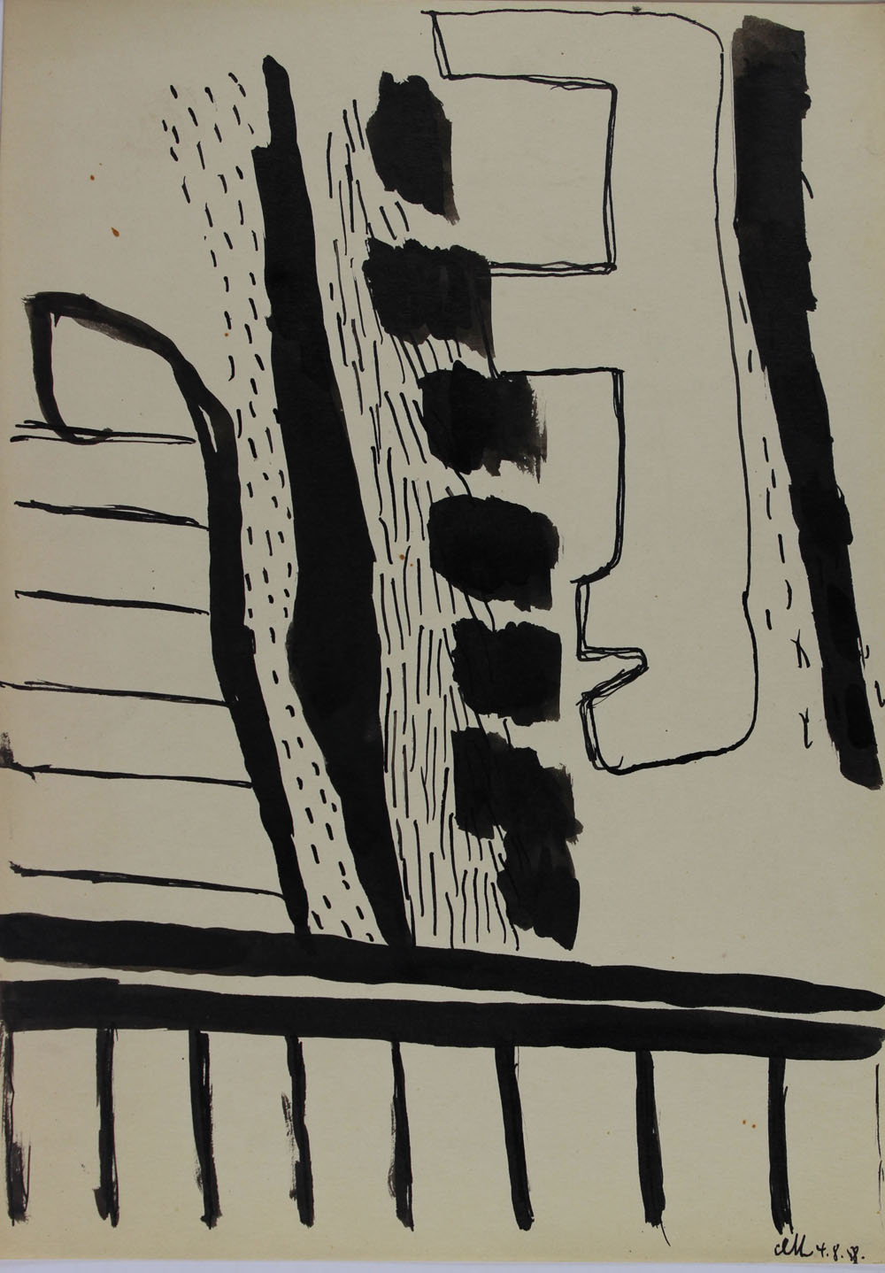 August Clüsserath - Ohne Titel, 1958