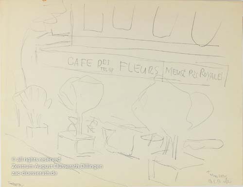 August Clüsserath - Tarascon, 1957