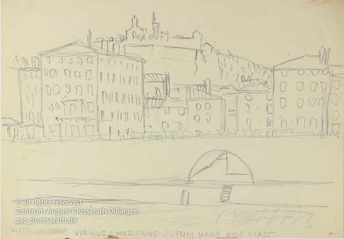 August Clüsserath - Vienne, 1957 dat.