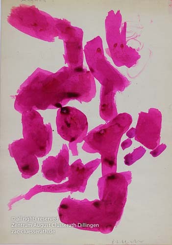 August Clüsserath - Ohne Titel, 1961